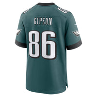 Philadelphia Eagles Xavier Gipson Midnight Green Team Game Jersey