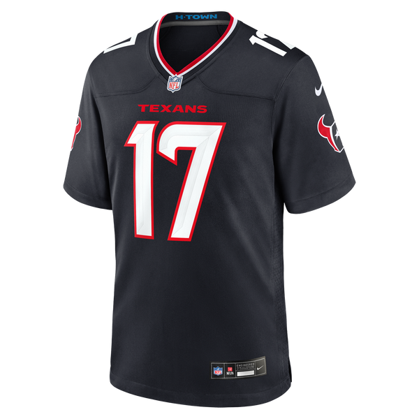 Houston Texans Braxton Berrios Nike Navy Team Game Jersey