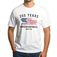 250 Years Semiquincentennial T-Shirt | Distressed American Flag Since 1776 | Soft Breathable Cotton Tee | Patriotic Gift for History Lovers