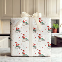 Inclusive Christmas Gift Wrap, Wheelchair Elf Wrapping Paper, Festive Elf Holiday Wrapping Paper, Adorable Watercolor Xmas Paper Roll