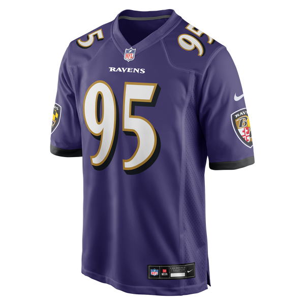 Baltimore Ravens Tavius Robinson Nike Purple Team Game Jersey