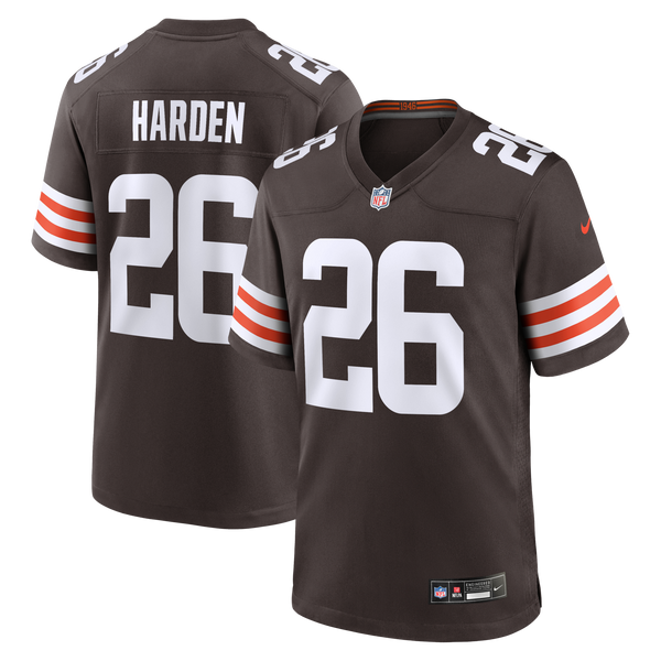 Cleveland Browns Myles Harden Nike Brown Team Game Jersey