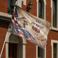 Patriotic Eagle House Flag | One Nation Under God 250 Years Blessing Design | Premium Weather-Resistant Polyester | Gift for Americana Lovers