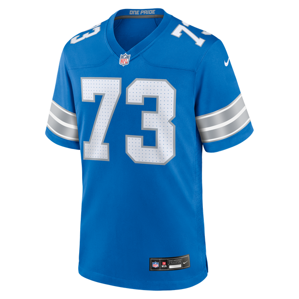 Detroit Lions Christian Mahogany Nike Blue Team Game Jersey