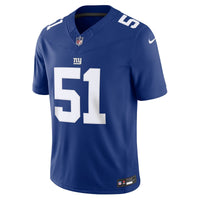 New York Giants Abdul Carter Royal Team Printed Limited Jersey