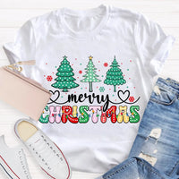 Festive Holiday Teacher Shirt, Christmas Tree Teacher T-Shirt, Retro Christmas Educator Tee, Adorable Teacher Xmas Shirt, Holiday Teacher Present