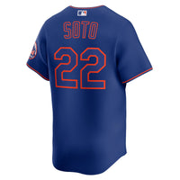 New York Mets Juan Soto Royal Alternate Limited Player Jersey