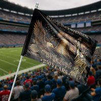 Semiquincentennial 250 Years House Flag | We The People Patriotic Art | Premium Double Sided Polyester | Collector's 1776-2026 Yard Decor Gift
