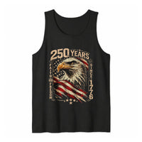 USA 250 Years of Freedom Tank Top | Patriotic Eagle & Flag Graphic | Soft Breathable Lightweight Fabric | 4th of July Independence Day Gift for Men & Women