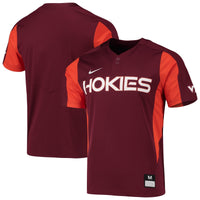 Virginia Tech Hokies 2-Button Replica Baseball Jersey - Maroon