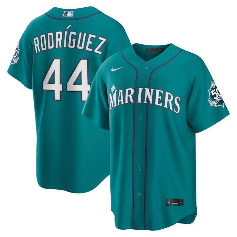 Seattle Mariners Julio Rodríguez Teal Alternate Stadium Jersey