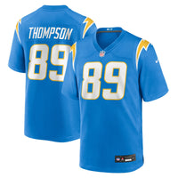 Los Angeles Chargers Brenen Thompson Powder Blue Team Game Jersey