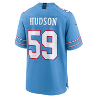 Tennessee Titans James Hudson Light Blue Team Game Jersey