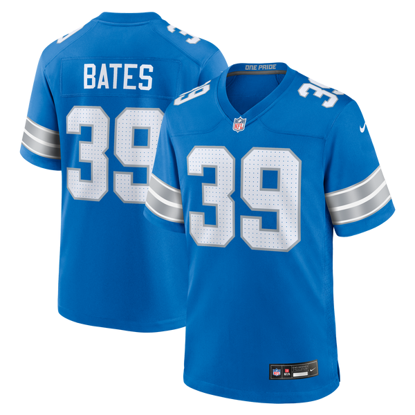 Detroit Lions Jake Bates Nike Blue Team Game Jersey