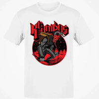 Holiday Folklore Graphic Shirt, Vintage Krampus T-Shirt, Retro Dark Christmas Tee, Creepy Winter Creature Shirt, Gothic Spooky Season Present