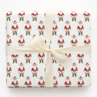 Western Santa Gift Wrap, Cowboy Santa Wrapping Paper, Rodeo Christmas Wrapping Paper, Country Holiday Gift Wrap