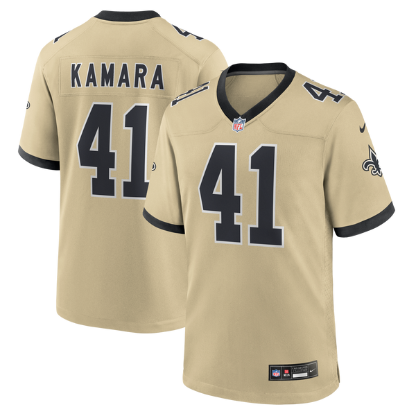 New Orleans Saints Alvin Kamara Nike Gold Gameday Golds Alternate Game Player Jersey