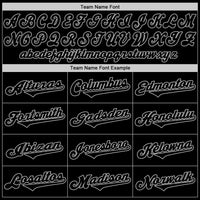 Custom Black Black-Gray Authentic Baseball Jersey