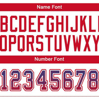 Custom Football Jersey - Royal Red-White Drift Fashion