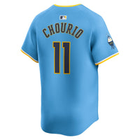 Milwaukee Brewers Jackson Chourio Powder Blue City Connect Limited Jersey