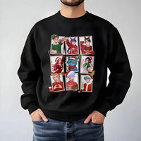 Adorable Manga Anime Crewneck, Anime Christmas Sweatshirt, Japanese Anime Holiday Pullover, Otaku Christmas Sweater, Present for K-Pop Fans