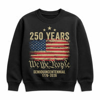 USA 250th Anniversary Sweatshirt | Semiquincentennial 1776-2026 We The People | Vintage Patriotic American Flag Apparel | Unisex 250 Years Gift