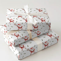 Lacrosse Sports Christmas Gift Wrap, Lacrosse Santa Wrapping Paper, Lacrosse Coach Holiday Wrapping Paper, Lax Santa Christmas Gift Wrap