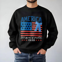 America 250th Anniversary Sweatshirt | 250 Years of Freedom 1776-2026 Design | Soft Cotton Polyester Blend | Patriotic Gift for History Lovers