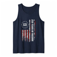 USA 250th Anniversary Tank Top | Distressed American Flag 1776-2026 250 Years of Freedom | Premium Lightweight Breathable Fabric | Patriotic 4th of July Gift
