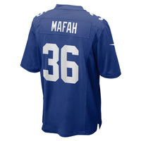 New York Giants Phil Mafah Royal Team Game Jersey
