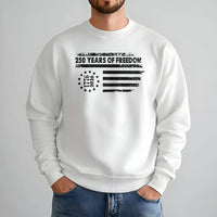 250 Years of Freedom Hoodie | Vintage American Flag 1776-2026 Design | Soft Cotton Blend Sweatshirt | Patriotic 4th of July Gift for Men and Women