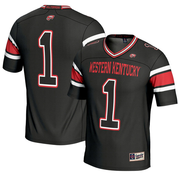 #1 Western Kentucky Hilltoppers GameDay Greats Endzone Football Jersey - Black