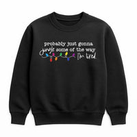Humorous Christmas Jingle Crewneck, Jingle Some of the Way Sweatshirt, Sarcastic Holiday Sweater, Adorable Xmas Pullover Present for Men and Women
