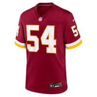 Washington Commanders Leo Chenal Burgundy Team Game Jersey