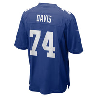 New York Giants J.C. Davis Royal Team Game Jersey