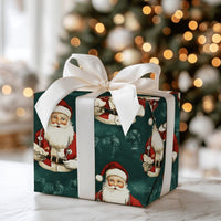 Medical Christmas Gift Wrap, Doctor Santa Wrapping Paper, Nurse Stethoscope Holiday Wrapping Paper, Healthcare Worker Wrapping Paper Roll