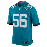 Jacksonville Jaguars BJ Ojulari Teal Team Game Jersey