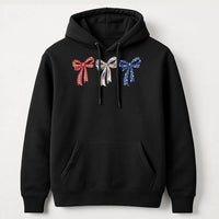Patriotic Coquette Bow Sweatshirt | America 250 Years Graphic | Soft Cotton Blend | 4th of July Gift for Women