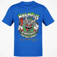 Humorous Dark Christmas Graphic Tee, Krampus Youve Been Naughty T-Shirt, Retro Creepy Holiday Monster Shirt, Horror Xmas Fan Present
