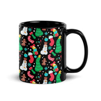 Rude Adult Christmas Coffee Mug, Naughty Penis Snowman Ceramic Mug, Sarcastic Holiday Coffee Cup, Humorous White Elephant Secret Santa Present
