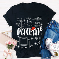Fa La La Holiday Graphic Tee, Math Teacher Christmas T-Shirt, Humorous Math Equation Christmas Shirt, Winter Educator Present