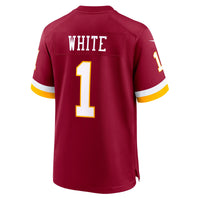 Washington Commanders Rachaad White Burgundy Team Game Jersey