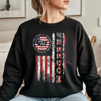 Freedom 250 Years Sweatshirt | 1776-2026 American Flag Design | Soft Cotton Polyester Blend | Patriotic Gift for Americans