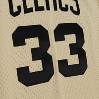 Boston Celtics Larry Bird 1985 Swingman Jersey - Khaki
