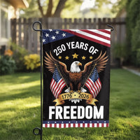 250 Years of Freedom Garden Flag | American Eagle 1776-2026 Commemorative Design | Double-Sided Weather-Resistant Polyester | Patriotic Gift for History Lovers