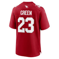 Arizona Cardinals Art Green Cardinal Team Game Jersey