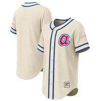 Atlanta Braves Natural Throwback Jersey
