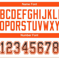Custom Black Orange-White Drift Fashion Football Jersey