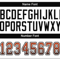 Custom Orange Black-White Drift Fashion Football Jersey
