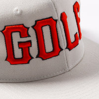 Custom Cream Orange-Black Stitched Adjustable Snapback Hat